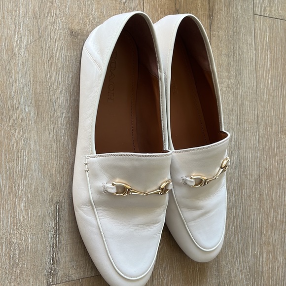 Coach Haley chalk leather loafers size 10 - Picture 4 of 4